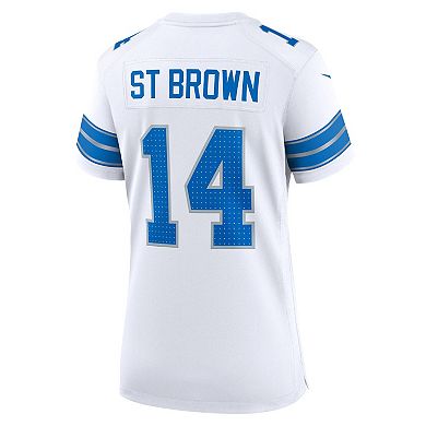 Women's Nike Amon-Ra St. Brown White Detroit Lions White Game Jersey