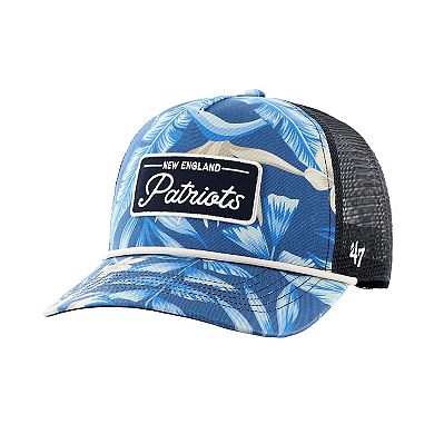 Men's '47 Navy New England Patriots Tropicalia Hitch Trucker Adjustable Hat