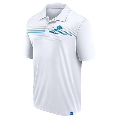 Men's Fanatics Branded White Detroit Lions Big & Tall Sublimated Polo