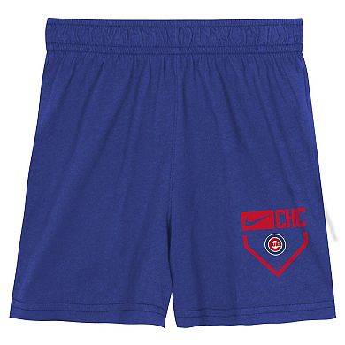 Toddler Nike Chicago Cubs Authentic Collection T-Shirt & Shorts Set