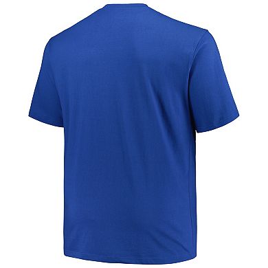 Men's Profile Royal Chicago Cubs Big & Tall Heart & Soul T-Shirt