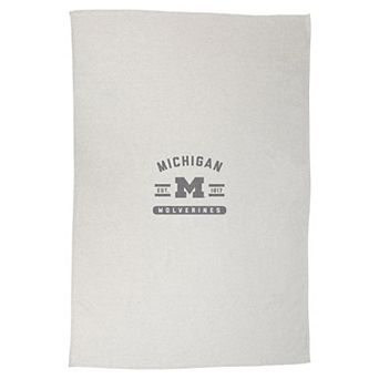 Michigan Wolverines 54" x 84" Oatmeal Sweatshirt Blanket