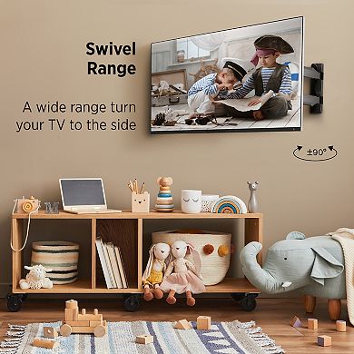 ProMounts Full Motion TV Wall Mount for TVs 17" - 48" Up to 77 lbs
