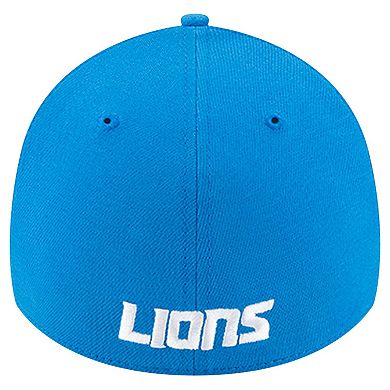 Men's New Era Blue Detroit Lions Classic 39THIRTY Flex Hat