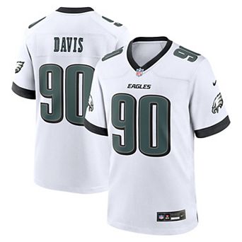 Men's Nike Jordan Davis White Philadelphia Eagles White Game Jersey