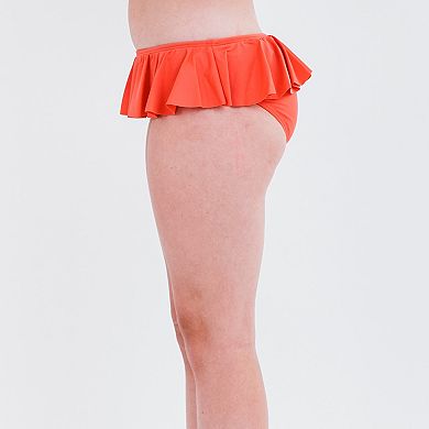 Big Girl's Ruffled Bikini Bottom