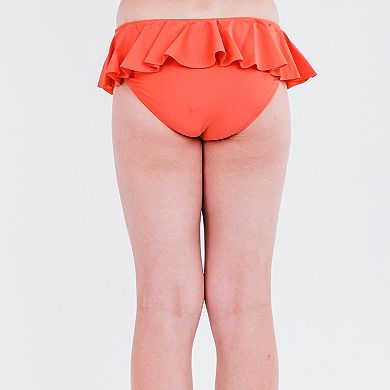 Big Girl's Ruffled Bikini Bottom
