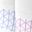 White W Lav Blue Pink