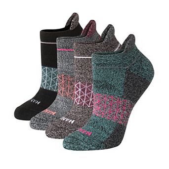 Women's Hanes® 4 Pairs Ultimate Absolute Active No Show Tab Socks - HWUAH4