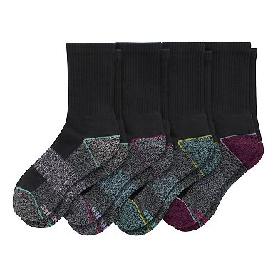 Women's Hanes® 4 Pairs Ultimate Absolute Active Crew Socks - HWUAC4