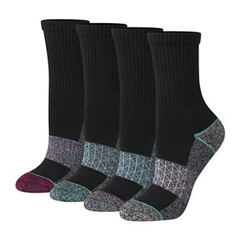 Women's Hanes® 4 Pairs Ultimate Absolute Active Crew Socks - HWUAC4