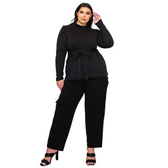 Plus Size Catriona Waist Tie Sweater