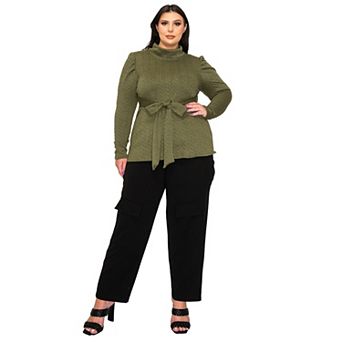 Plus Size Catriona Waist Tie Sweater