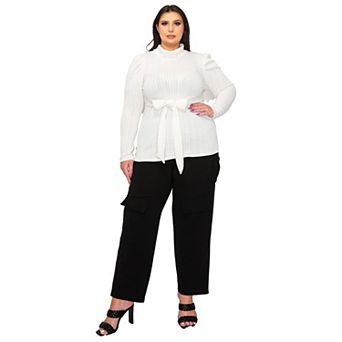 Plus Size Catriona Waist Tie Sweater