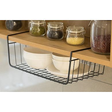 Hanging Under Shelf Metal Storage Basket