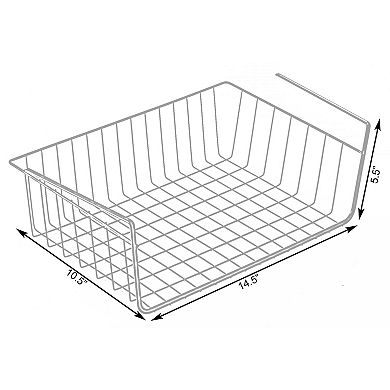 Hanging Under Shelf Metal Storage Basket