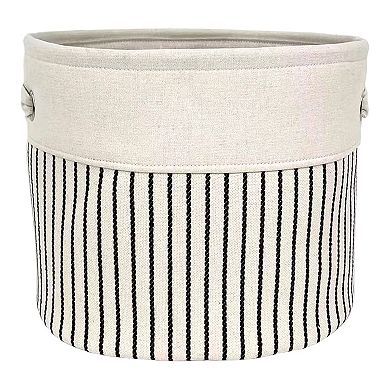 Neatly Stripe Fabric Basket