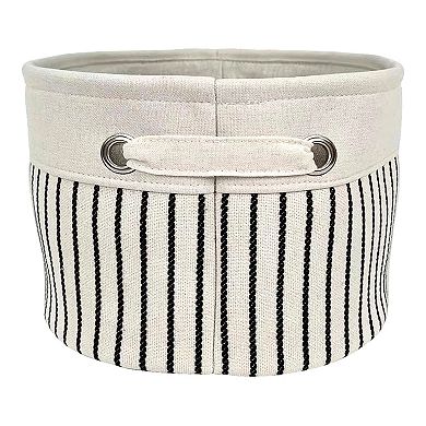 Neatly Stripe Fabric Basket