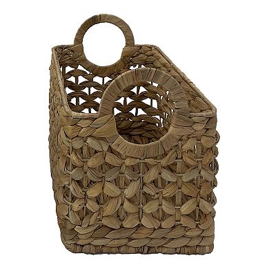 Neatly Woven Water Hyacinth Basket