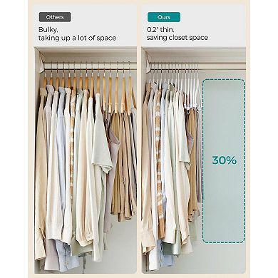 Velvet Pants Hangers With Adjustable Clips