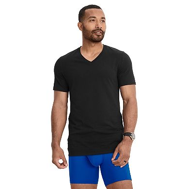 Men's Jockey 3-Pack Cotton Stretch V-Neck Undershirt