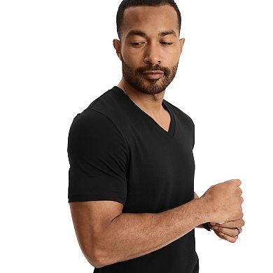Men's Jockey 3-Pack Cotton Stretch V-Neck Undershirt