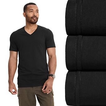 Men's Jockey 3-Pack Cotton Stretch V-Neck Undershirt