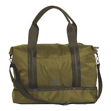 BLUZEN Satin Nylon Weekender Duffel Bag