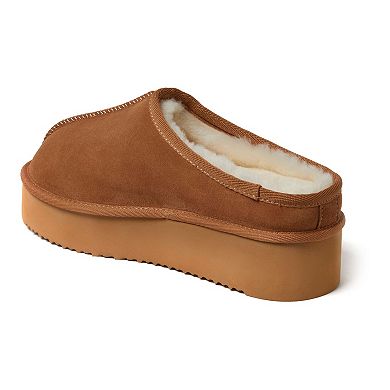 Fireside by Dearfoams Queenstown Women's Platform Clog Slippers