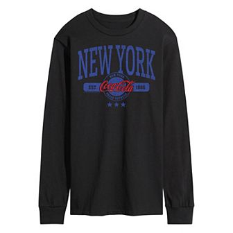 Men's Coca Cola New York Long Sleeve Graphic Tee