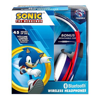 eKids Sonic Hedgehog Bluetooth Headphones