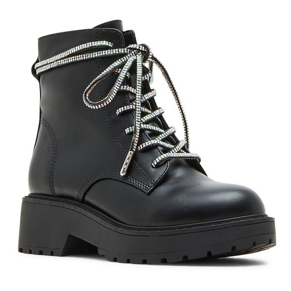 madden girl combat boots with heel