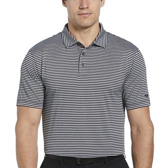 Men's Grand Slam UPF 30 Heather Feeder Stripe Golf Polo