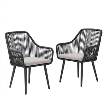 Outdoor Dining Chairs, Patio Dining Chair Set Of 2