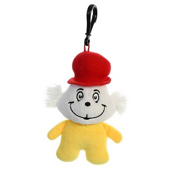Aurora Mini Yellow Dr. Seuss 5" Sam I Am Clip-On Whimsical Stuffed Animal