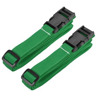 1x98 Inch Utility Strap with Buckle Polyester Belt for Packing, 2 Pack