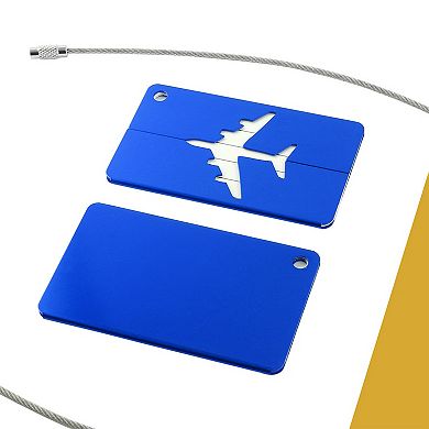 Image showcasing Outdoor Airport Luggage Handbag Name Address Message Label Tag Card ...
