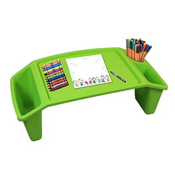 Kids Lap Desk Tray, Portable Activity Table, Green, Set Of 12