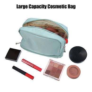 Cosmetic Bag Travel Makeup Bag Cosmetic Brush Organizer Storage Bag For Women 6.89"x2.76"x4.72"