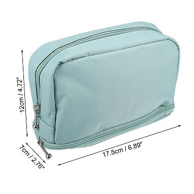 Cosmetic Bag Travel Makeup Bag Cosmetic Brush Organizer Storage Bag For Women 6.89"x2.76"x4.72"