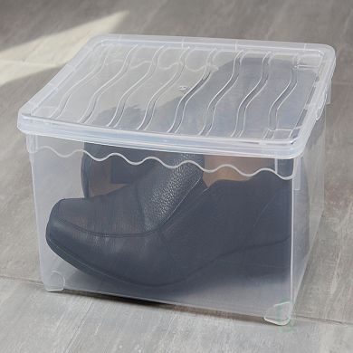Plastic Storage Container, Shoe Box