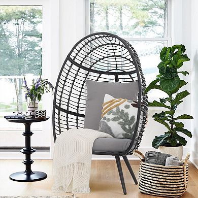 Steel Wicker Egg Chair Outdoor/indoor Use