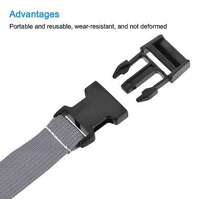 1x98 Inch Utility Strap with Buckle Polyester Belt for Packing