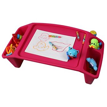 Kids Lap Desk Tray, Portable Activity Table, Pink, Set Of 12