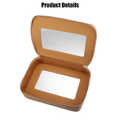 Cosmetic Travel Bag Make Up Brush Organizer Case Transparent For Women