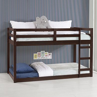 Loft Bed, Espresso 38185, Twin