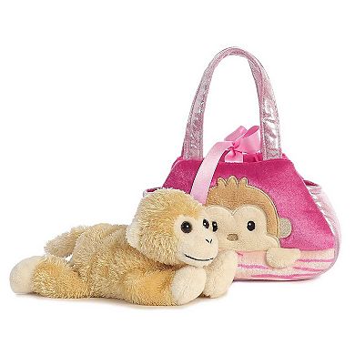 Aurora Small Multicolor Fancy Pals 7" Peek-a-boo Monkey Fashionable Stuffed Animal