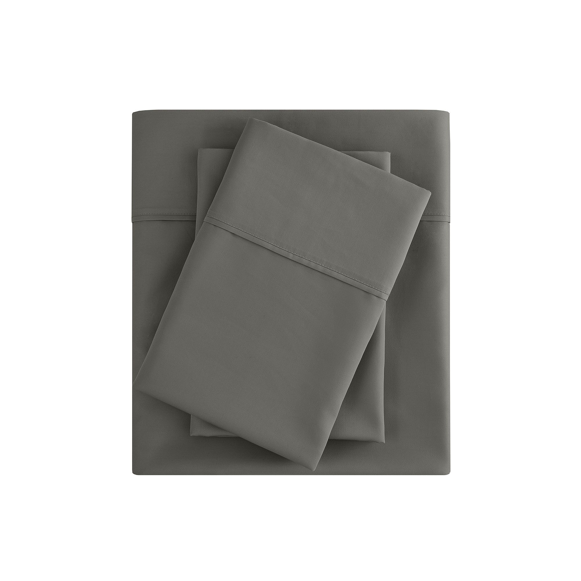Beautyrest 1500 Thread Count Smart Cool Cotton Rich Sheet Set, Grey