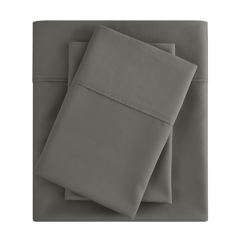 Beautyrest 1500 Thread Count Smart Cool Cotton Rich Sheet Set, Grey