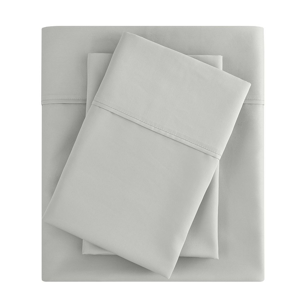 Beautyrest 1500 Thread Count Smart Cool Cotton Rich Sheet Set - Light Gray, KING SET